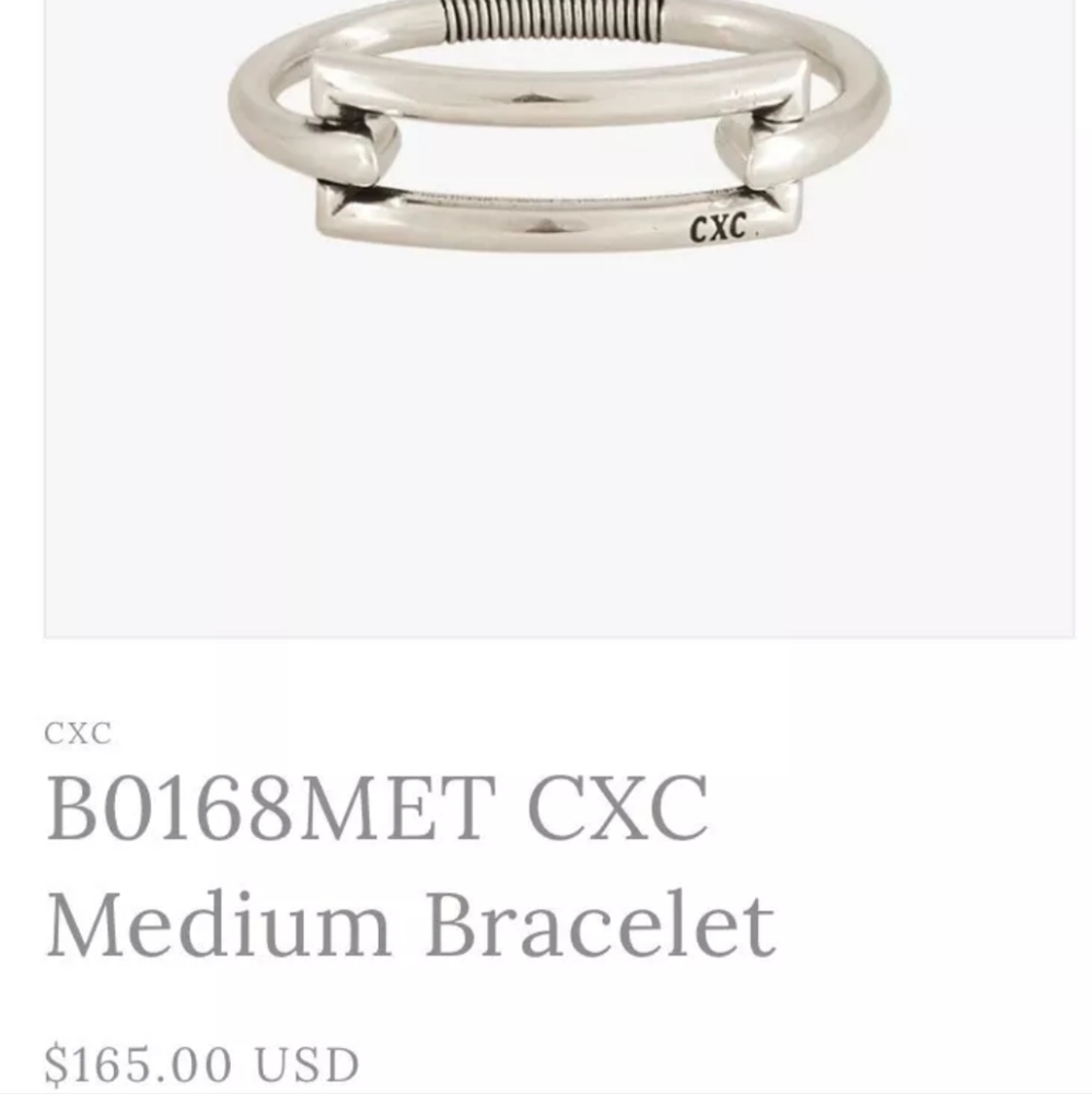 CXC Silver Plated Bracelet B0168MET03 - Picture 5 of 5